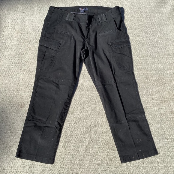 5.11 Tactical Pants - 5.11 Tactical Series Black Cargo Pants US 16 Regular Work Hiking Outdoor